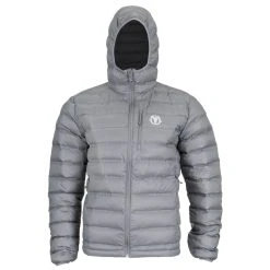 BlackOvis Anchor Point 800 Fill Welded Down Jacket -Superfeet Shop blackovis anchorpoint jacket grey