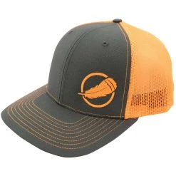 Final Rise Stitched Logo Hat -Superfeet Shop final rise stitched cap charcoal orange 4