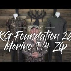 King's Camo XKG Foundation 260 Merino 1/4 Zip -Superfeet Shop hqdefault 13 50