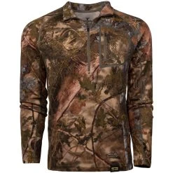 King's Camo XKG Foundation 260 Merino 1/4 Zip -Superfeet Shop king s camo xkg foundation 260 merino 14 zip mountain shadow front