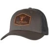 King's Camo Dark Leather Logo Patch Hat -Superfeet Shop kings camo king s trucker chocolate chip 1