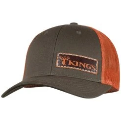 King's Camo Slim Leather Patch Hat