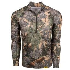 King's Camo XKG Elevation 1/4 Zip Tee -Superfeet Shop kings elevation quarter zip desert shadow