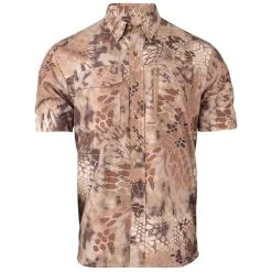 Kryptek Adventure III Short Sleeve Shirt -Superfeet Shop kryptek adventure iii short sleeved shirt highlander front