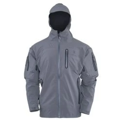 Kryptek Koldo 3L Waterproof Rain Jacket -Superfeet Shop kryptek koldo rain jacket dark charcoal front