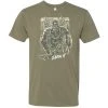 Muley Freak Sasquatch Short Sleeve T-Shirt -Superfeet Shop muley freak sasquatch short sleeve t shirt front olive