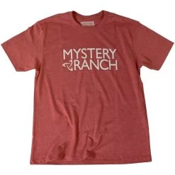 Mystery Ranch Logo Short Sleeve Shirt -Superfeet Shop mystery ranch logo short sleeve shirt red clay