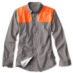 Orvis Featherweight Shooting Long Sleeve Shirt -Superfeet Shop orvis featherweight shooting long sleeve shirt slate blaze