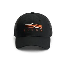 Sitka Icon Lo Pro Trucker Hat -Superfeet Shop sitka icon lo pro trucker hat black