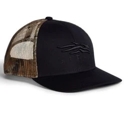 Sitka Icon Marsh Mid Pro Trucker Hat -Superfeet Shop sitka icon marsh mid pro trucker hat black 2 1