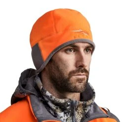 Sitka Stratus WS Beanie -Superfeet Shop sitka stratus beanie blaze side