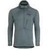 Stone Glacier Helio Lightweight Mid-Layer Hoody -Superfeet Shop stone glacier helio lightweight mid layer hoody granite grey front