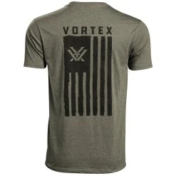 Vortex Salute Short Sleeve T- Shirt -Superfeet Shop vortex salute short sleeve t shirt green back